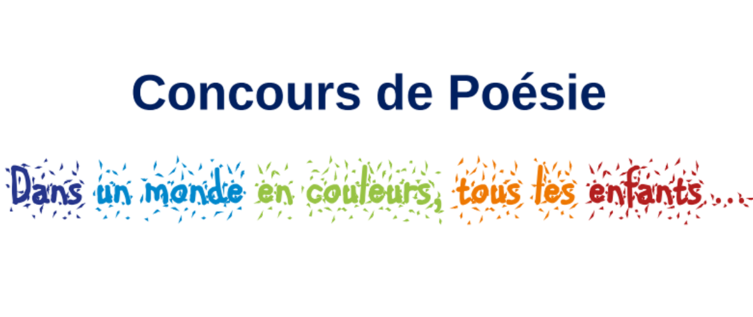 VOTEZ : Concours de poésie « Dans un monde en couleur… »
